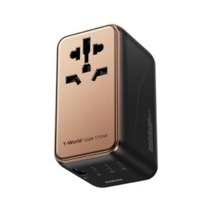 MOMAX 170W GaN Worldwide Travel Adapter