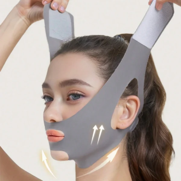 V-Shaped Night Bandage Mask – Women’s Sleep Mask for Everyday Wear, Comfortable Eye Mask for Sleeping & Relaxing at Home